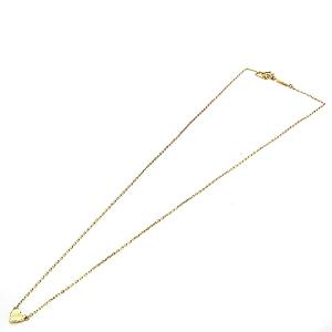 AHKAH vivian couture ネックレス K18 YG ハートモチーフ イエローゴールド