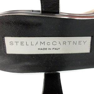 STELLA McCARTNEY INDIUM エリス サンダル プラットフォーム ストラップ 37.5 シルバー