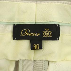Drawer ウールモヘヤツイルベーシックパンツ 36 ライトベージュ