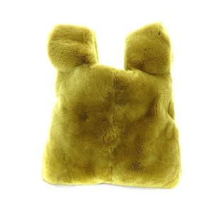 Drawer ファーバッグ シルク 黄