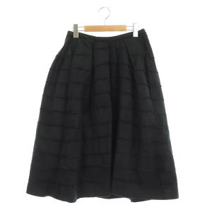 カットオフティアードスカート 36 ブラック