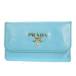 PRADA VOYAGE 三つ折りキーケース SAFFIANO METAL