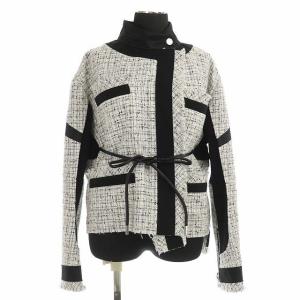 20SS Summer Tweed Jacket スタンドカラージャケット ツイード 切替 1