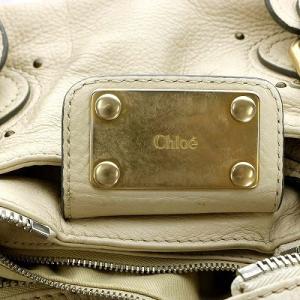 Chloe パディントン バッグ 牛革 南京錠 カデナ アイボリー