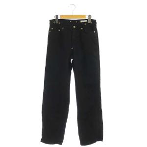 リネンデニムパンツ 1 ブラック