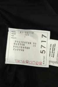 sacai 21年製 COTTON POPLIN DRESS ワンピース プリーツ 半袖 1 ブラック