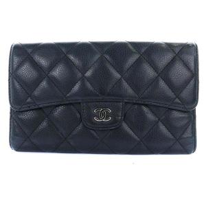 マトラッセ キャビアスキン クラシック フラップ 長財布 ココマーク 11番台