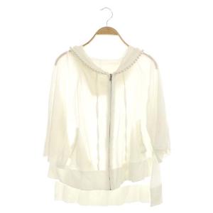 20SS パールニットフーディー ホワイト