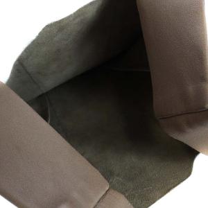 MADISONBLUE 19AW LEATHER ショップバッグ S トートバッグ レザー ロゴ ブラウン