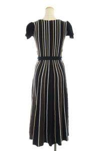 TOCCA 20SS MARACUJA ニットドレス ワンピース XS 黒 白 茶 