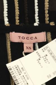 TOCCA 20SS MARACUJA ニットドレス ワンピース XS 黒 白 茶 