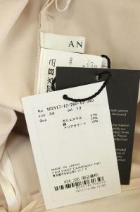 ANAYI 21SS モクロディテーパードパンツ ライトベージュ