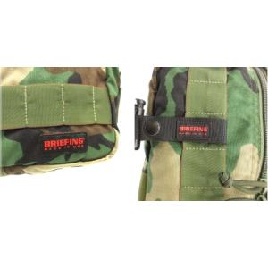 BRIEFING MINI GADGET BAG 迷彩柄 カーキ