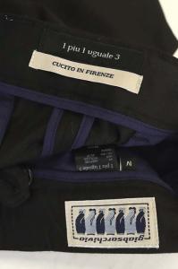 1PIU1UGUALE3 ×GIAB'S 21AW EASY TROUSERS PANTS テーパードパンツ  ブラック