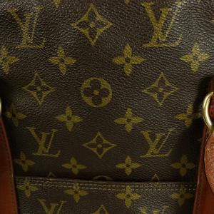 LOUIS VUITTON M42425 モノグラム サックウィークエンド PM トートバッグ ブラウン