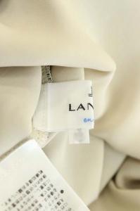 LANVIN en Bleu レースフレンチスリーブワンピース 38 ブラック