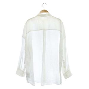 Deuxieme Classe 20SS WIDE LINEN リネンシャツ ホワイト