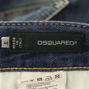 DSQUARED2 デニムパンツ USED加工 ボタンフライ 44 ブルー