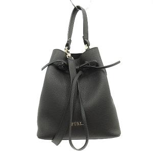 COSTANZA レザーハンドバッグ ブラック