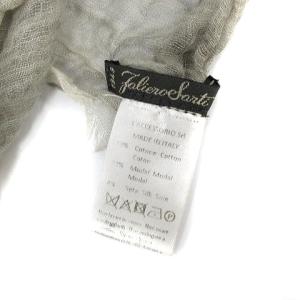 Faliero Sarti シルク混ストール グレー