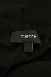 Theory 20SS Powder Crepe Pull On Wide イージーワイドパンツ ブラック
