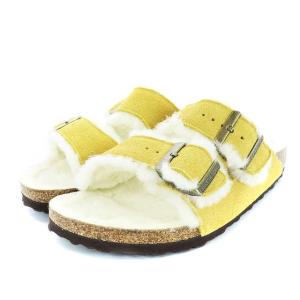 BIRKENSTOCK Arizona Shearling サンダル 38 イエロー