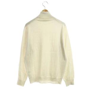 ebure シルクタートルネックニット カットソー プルオーバー 長袖 ライトベージュ