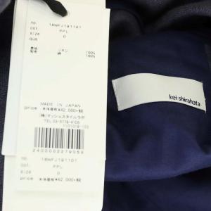 kei shirahata styling/ 19SS リネンジャケット 背抜き ダブル 0 パープル
