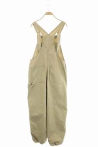 nagonstans 21AW ストレッチツイルオーバーオール S ベージュ