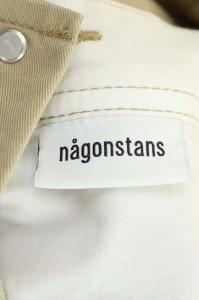 nagonstans 21AW ストレッチツイルオーバーオール S ベージュ