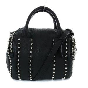 alexanderwang ショルダーバッグ 2WAY スタッズ レザー ブラック