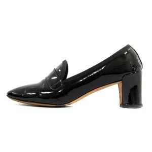 Repetto Elvis パンプス チャンキーヒール エナメル ブラック