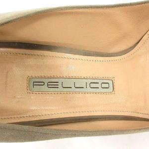 PELLICO パンプス ポインテッドトゥ スエード 36.5 ベージュ