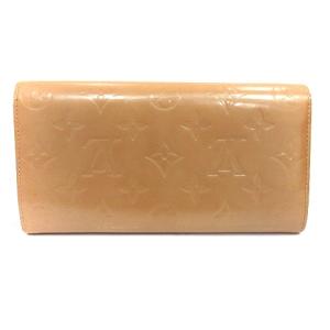 LOUIS VUITTON ヴェルニポシェット ポルトモネ クレディ ノワゼット モノグラム ベージュ M91380