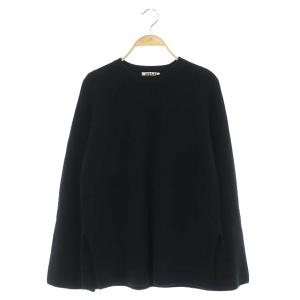 SUPER HARD TWIST RIB KNIT PO トップス カットソー コットンニット 長袖 プルオーバー クルーネック