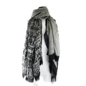 Faliero Sarti ×Disney MARY POPPINS ストール モダール カシミヤ混 グレー