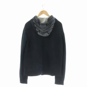 EMPORIO ARMANI ジップアップパーカー XL ネイビー