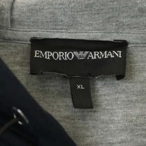 EMPORIO ARMANI ジップアップパーカー XL ネイビー