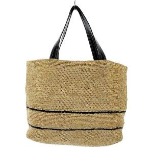 STELLA McCARTNEY RAFIA TOTE BAG ブラウン