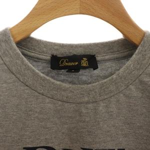 Drawer プリントエンブレムTEE Tシャツ 1 グレー