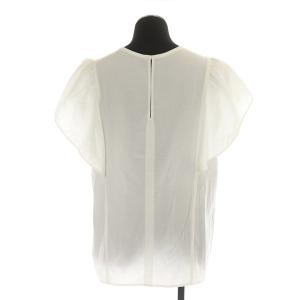 Spick&Span 21SS フラッタースリーブブラウス オフホワイト