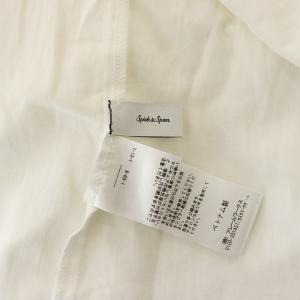 Spick&Span 21SS フラッタースリーブブラウス オフホワイト