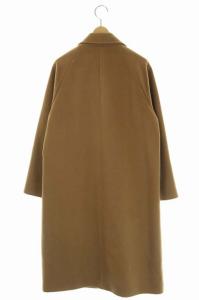 UNITED ARROWS UBCB W テーラード ロングコート アウター ダブル ウール 34 キャメル 茶