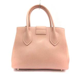 FURLA メトロポリス レザーハンドバッグ ピンク