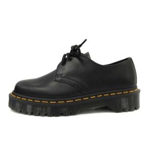 Dr.Martens 1461 BEX 3ホールシューズ プラットフォーム レザー UK4 ブラック
