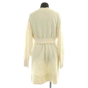 Diagram GRACE CONTINENTAL ニット カーディガン 長袖 ベルト付き Vネック 36 アイボリー