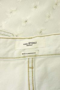 ISABEL MARANT ETOILE ダメージデニムパンツ ライトブルー