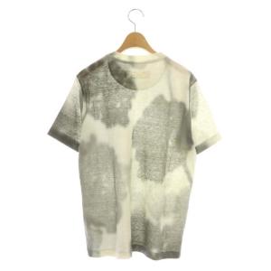FENDI リネンクルーネック半袖Tシャツ グレー