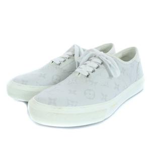 LOUIS VUITTON トロカデロライン モノグラムスニーカー ローカット レザー 9 グレー