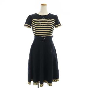 20SS Border One-piece 36 ブラック